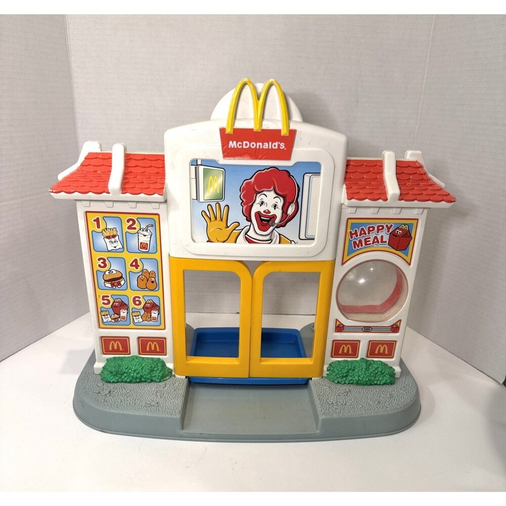 McDonalds Electronic Happy Meal Drive Thru Playset Playskool Vintage 1999 WORKS
